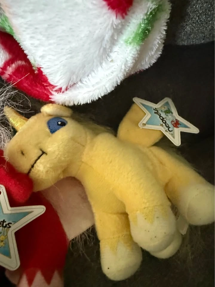 Neopets Plush Lot - Red Uni, Yellow Uni, and Black Aisha - photo 3