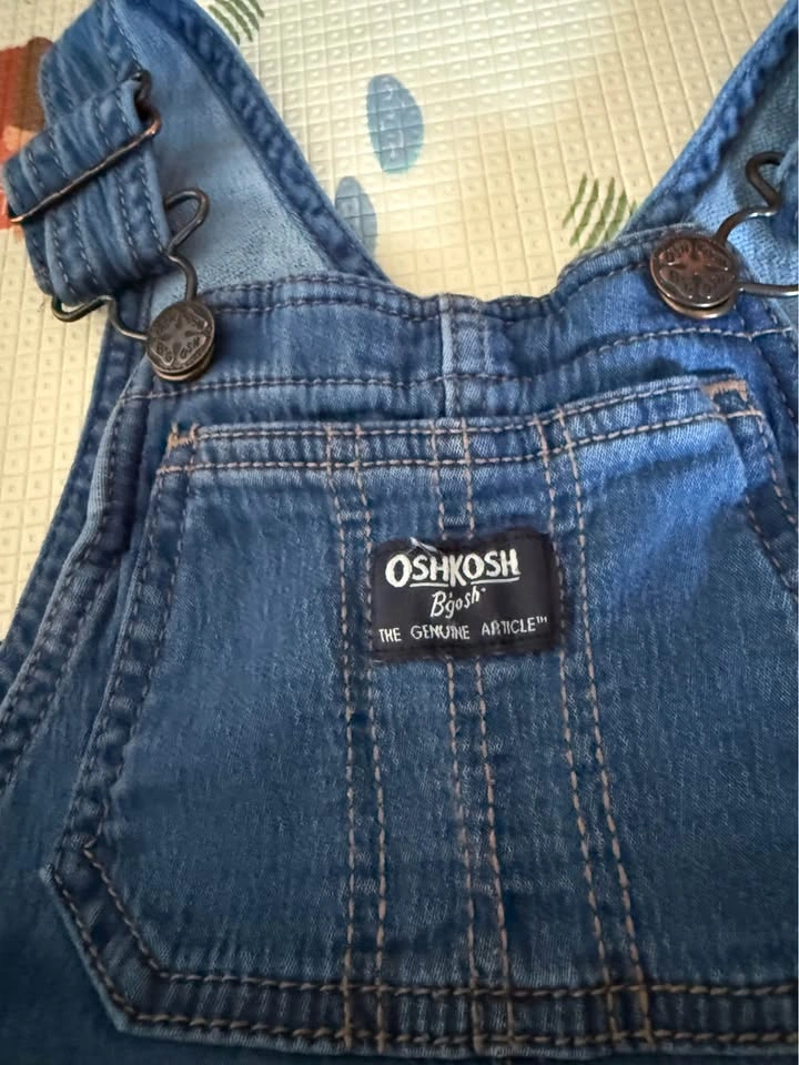 OshKosh B'gosh Denim Overalls - photo 2