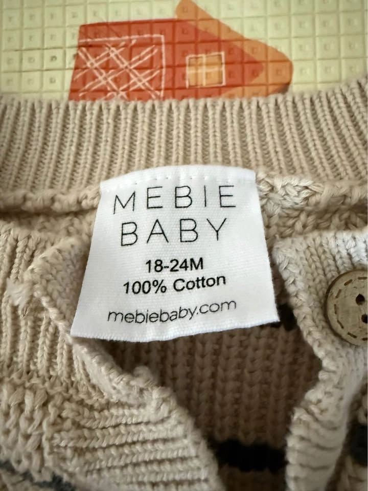 Mebie Baby Striped Knit Sweater - photo 2