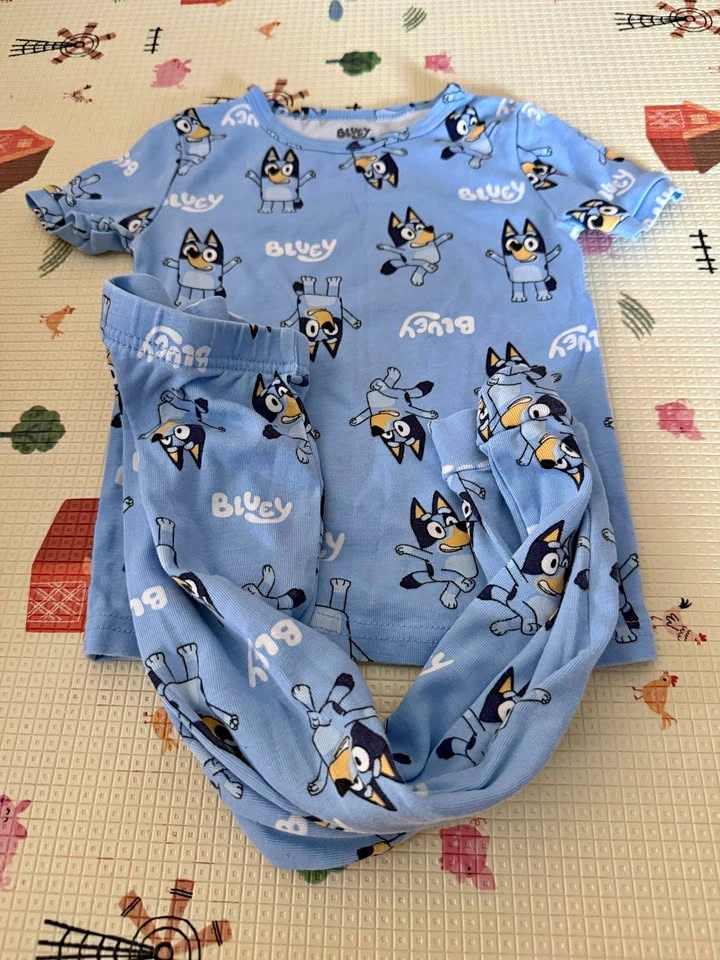 Bluey Toddler Pajama Set Size 4T