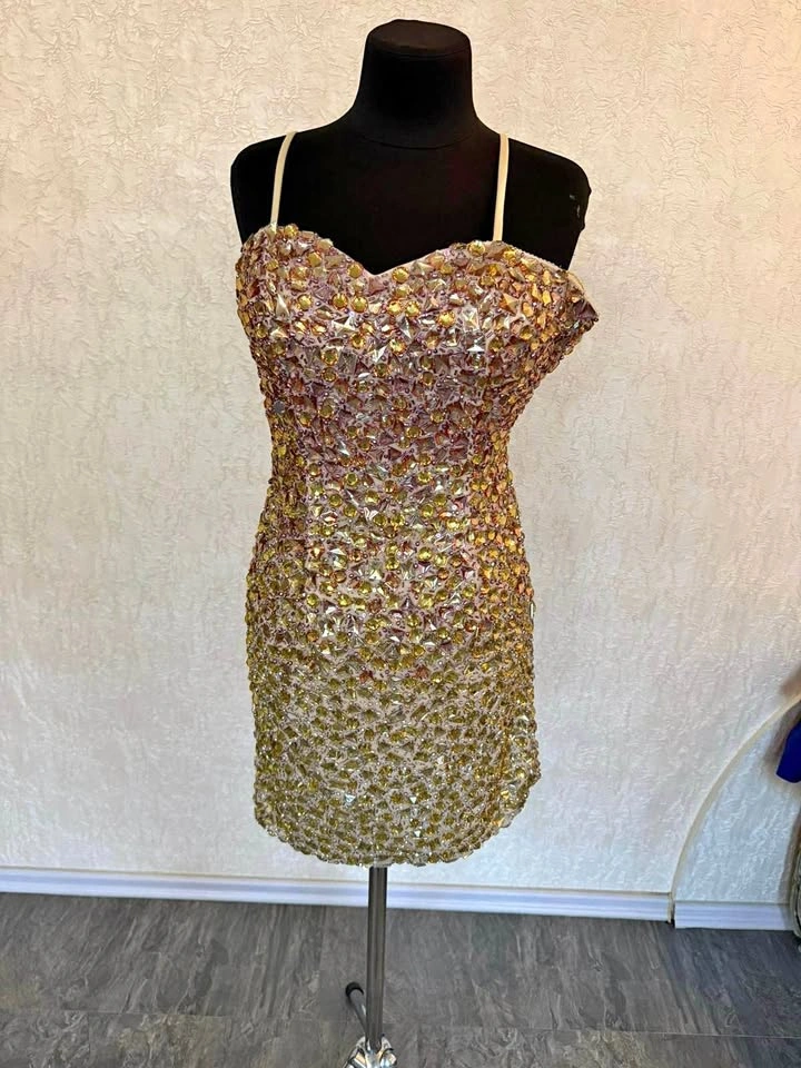 Brand New De Nardi Beaded Cocktail Dress – Size 6