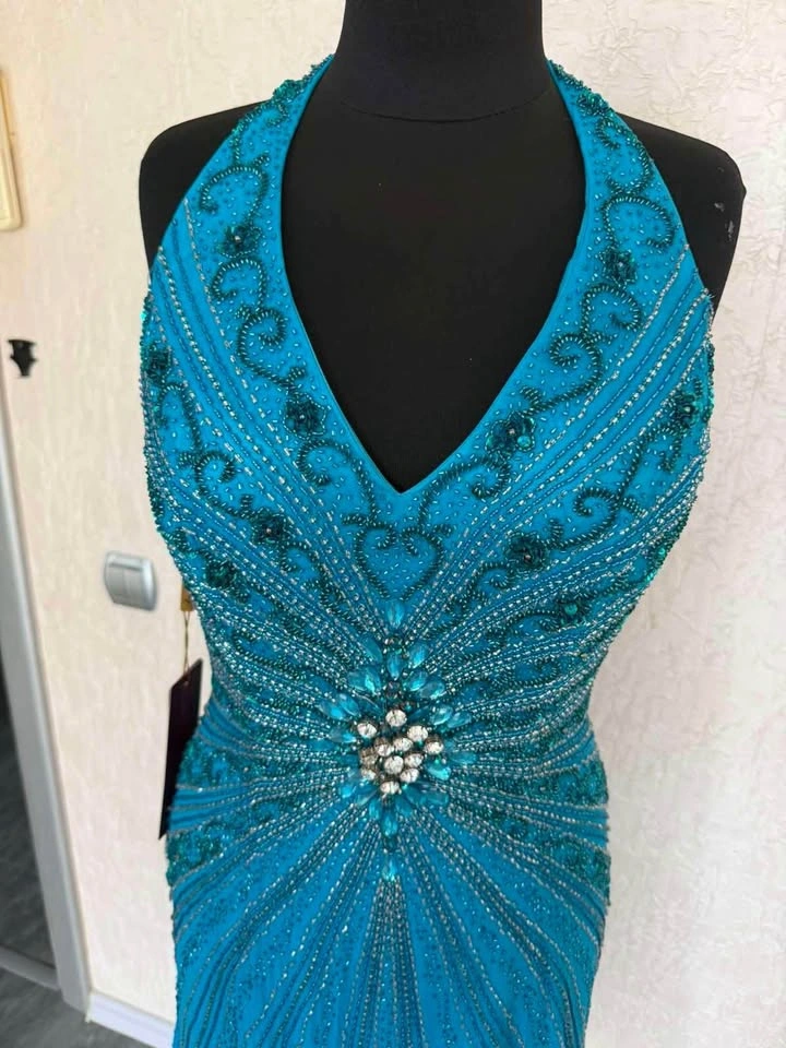 Brand New Aeelis Silk Evening Dress – Size 8 - photo 2