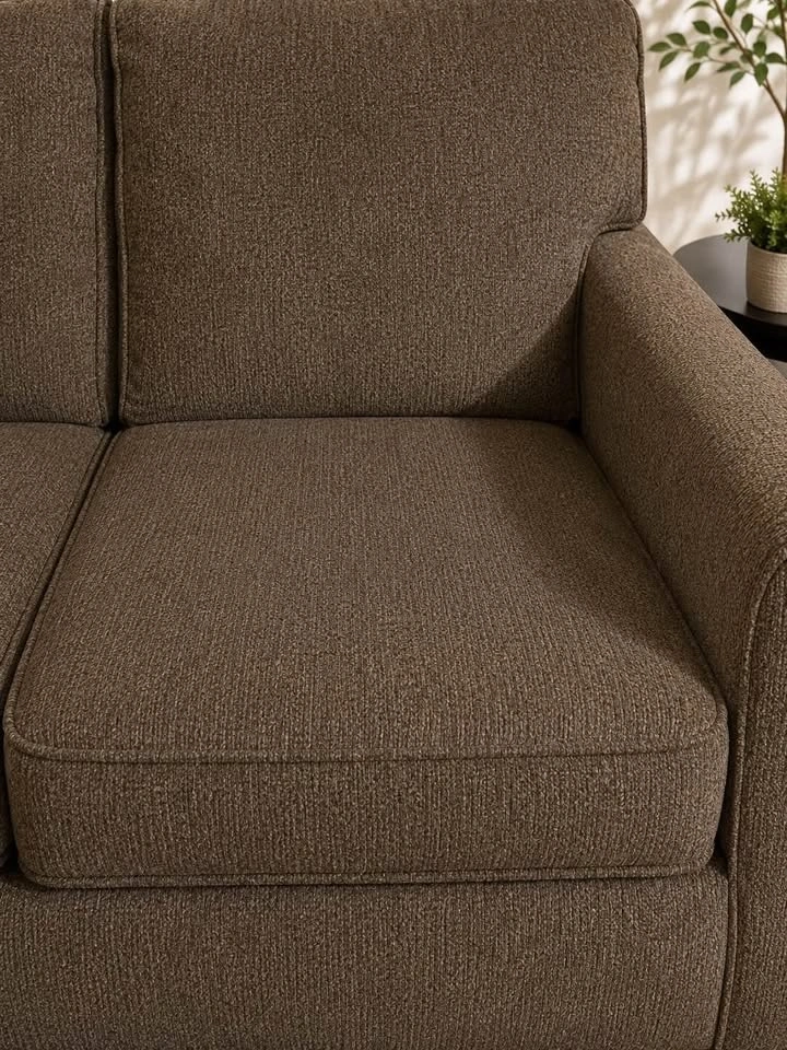 Brown Sofa & Loveseat Set – 2 Pieces - photo 4