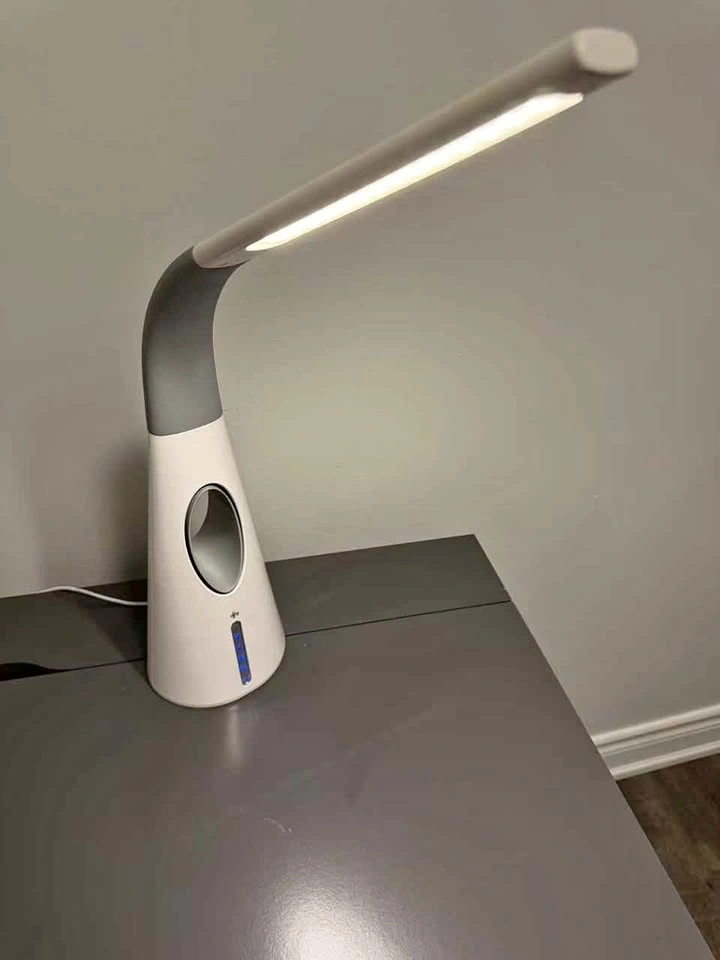 LED Desk Lamp with Fan and charging