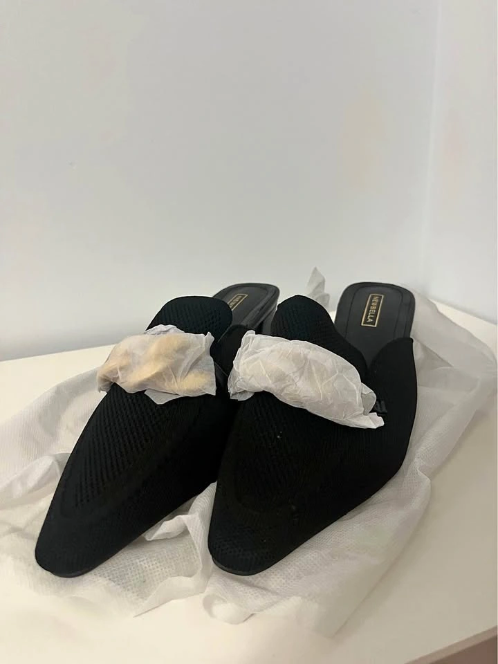 Newbella Black Heels Shoes