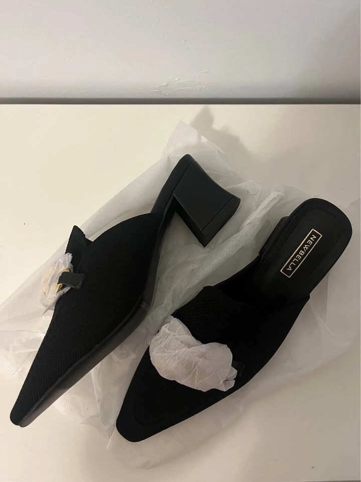 Newbella Black Heels Shoes - photo 3