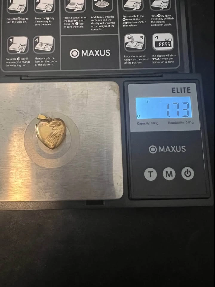 9K Gold heart Pendant - photo 5