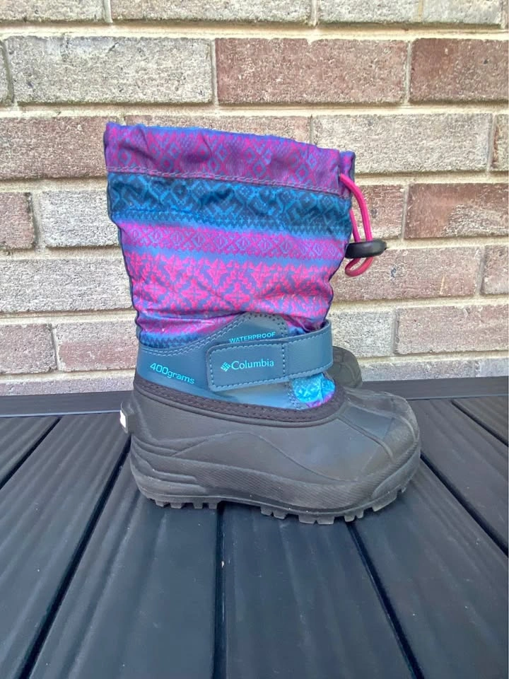 Columbia Toddler Snow Boots size 9T girl