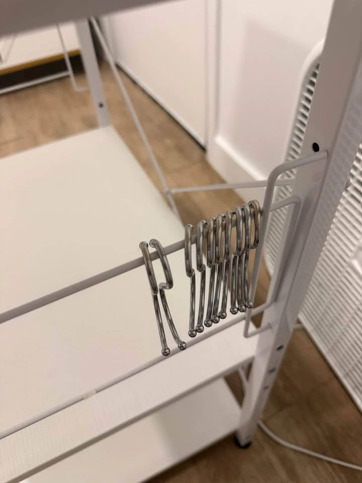 White 3-Tier Kitchen Utility Cart (Baker’s rack) - photo 3