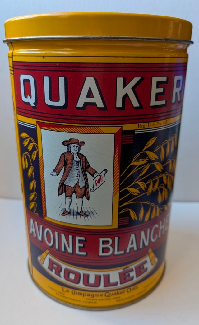 Vintage Quaker Oats Replica Collectible Tin - photo 2