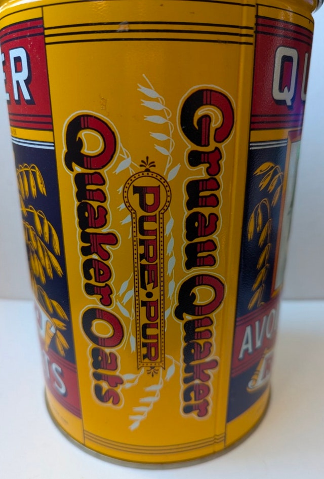 Vintage Quaker Oats Replica Collectible Tin - photo 4