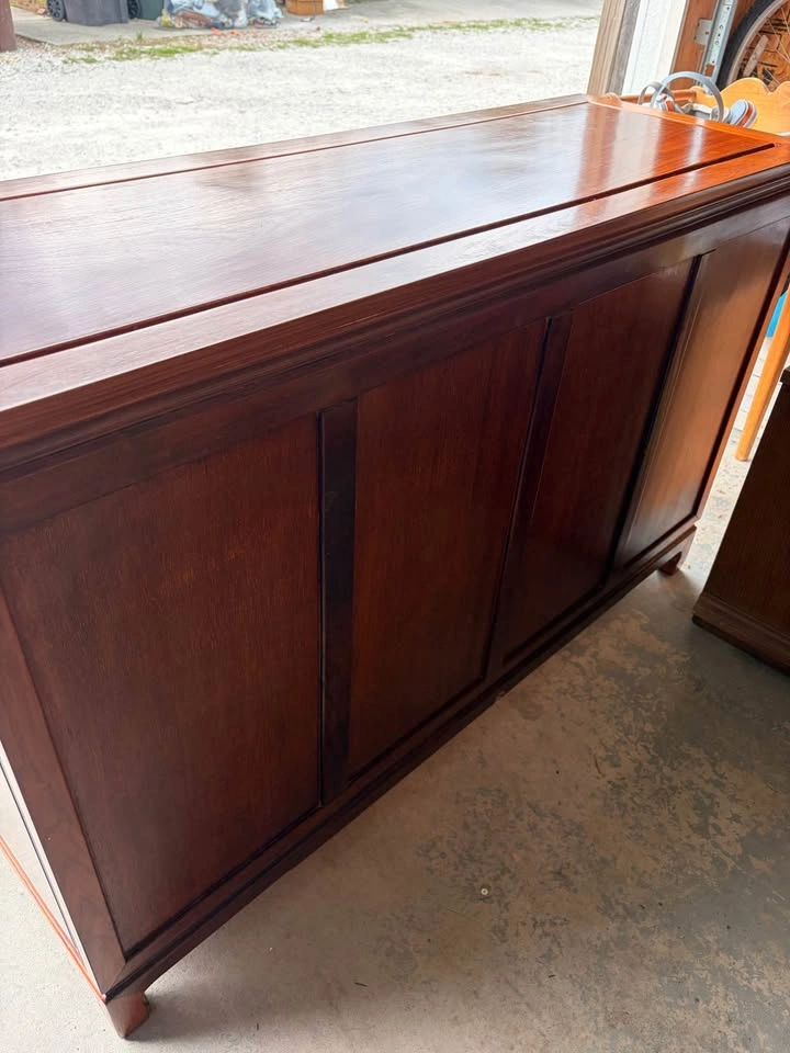 Vintage MCM Solid Rosewood Buffet / Credenza - photo 4