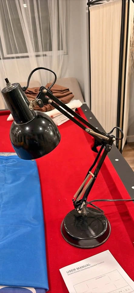 Vintage Black Swing Arm Desk Lamp