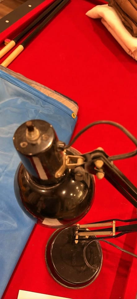 Vintage Black Swing Arm Desk Lamp - photo 2