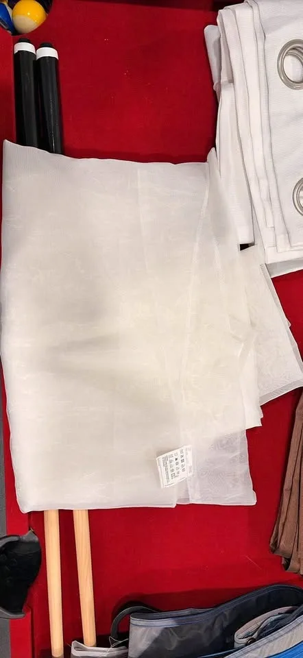 IKEA TERESIA Sheer Curtains, White