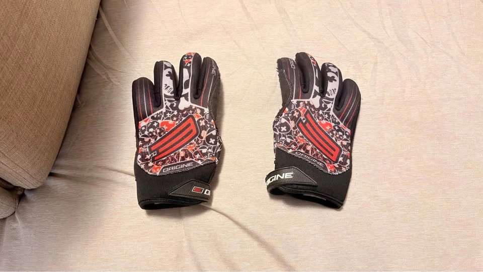 Pair of Small Motorcycle Gloves