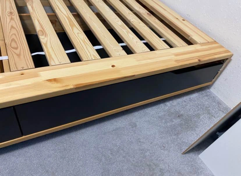 MANDAL queen bed with 4 drawers - photo 4