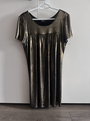 A.B.S. Collection Metallic Gold Dress