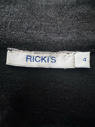 Ricki’s Black Textured Short-Sleeve Swing Jacket – Size 4 - photo 3