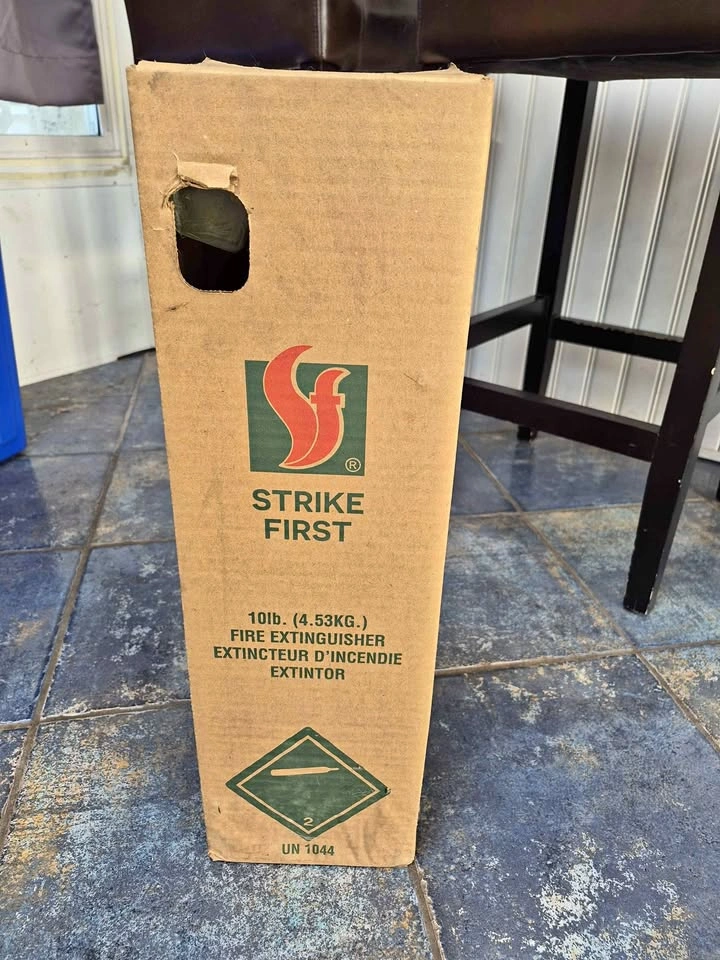 Strike first fire extinguisher