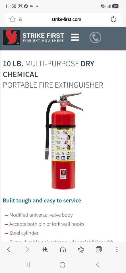 Strike first fire extinguisher - photo 3