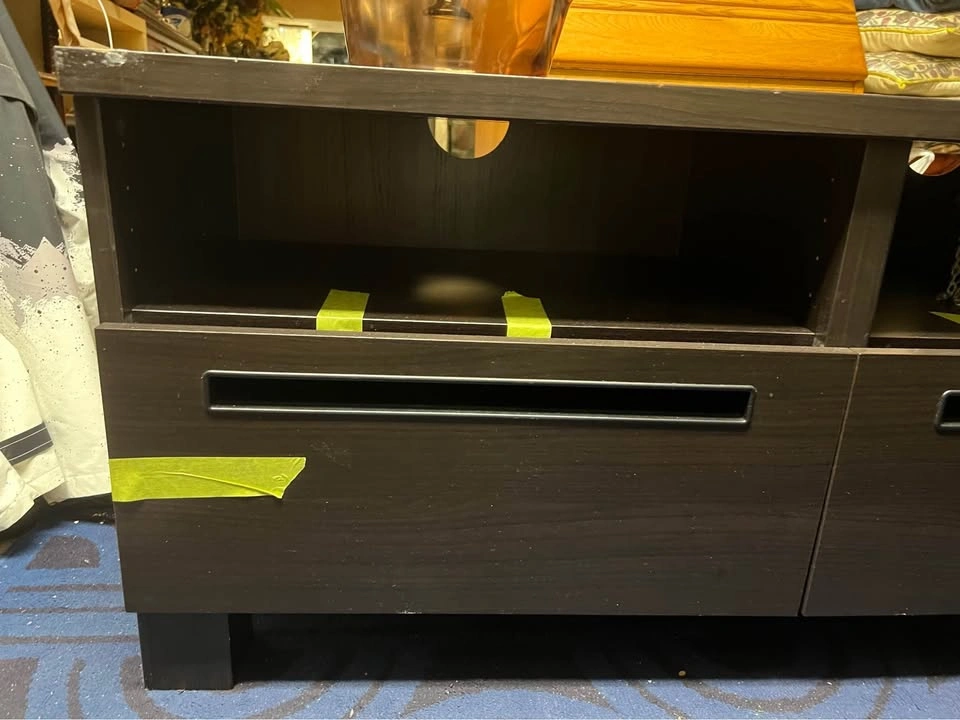 IKEA BESTA ADAL TV Stand / Media Console - Black-Brown - photo 3