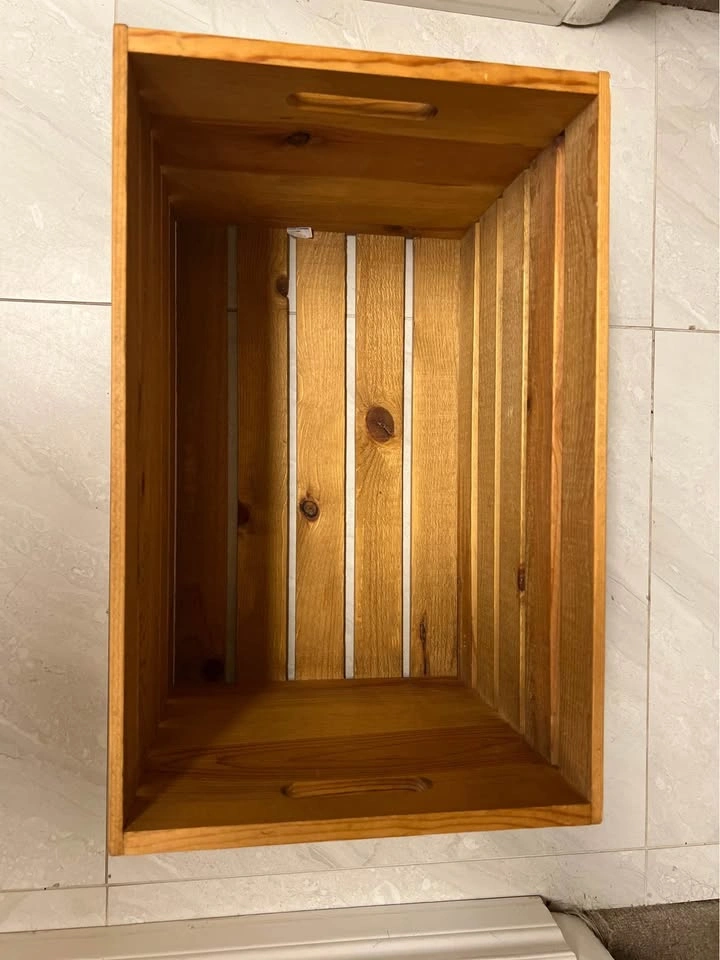 Pine Wood Storage Crate - photo 2