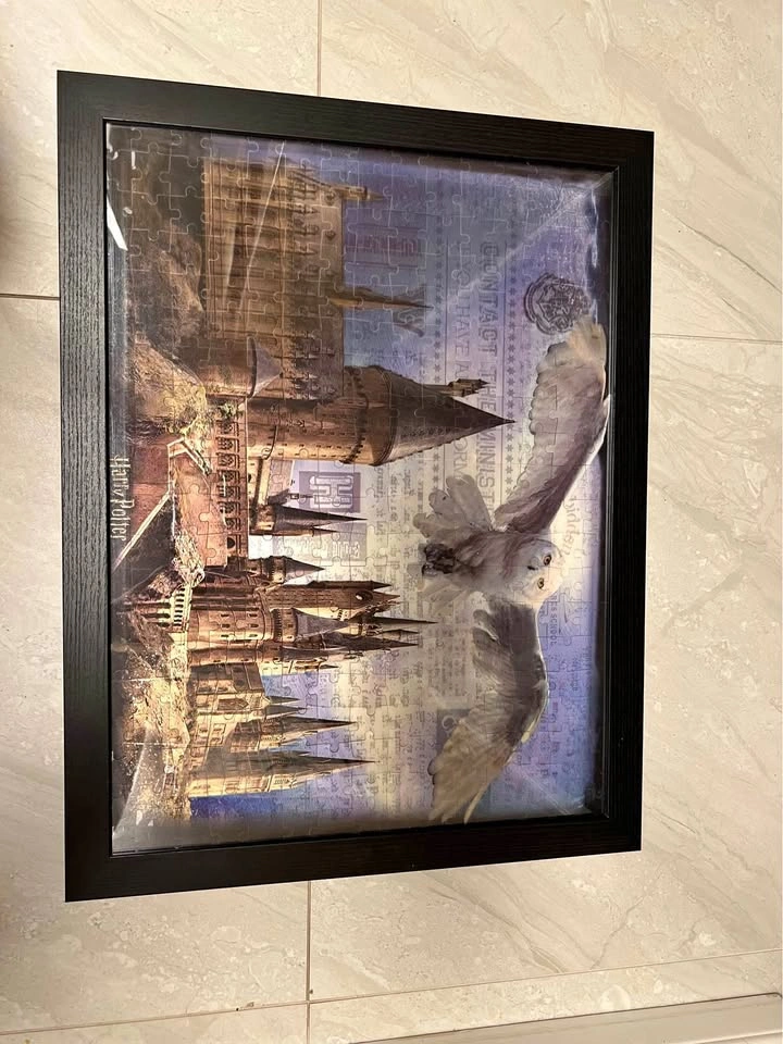Hogwarts Castle Harry Potter 26x19 Framed 3D Puzzle