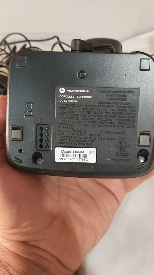Motorola Cordless Phone Set of 3 - photo 2