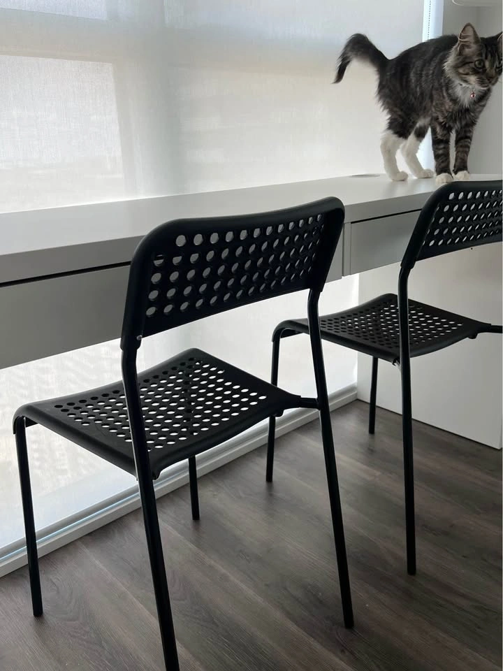 IKEA study table / 4 IKEA chairs - photo 2