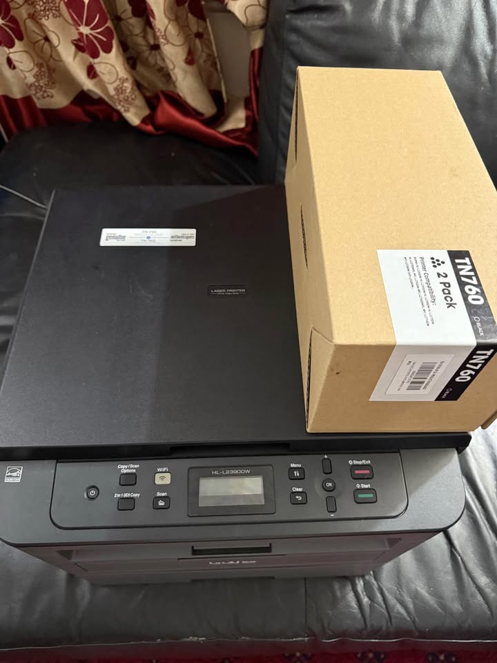 Brother HL-L2390DW Laser Printer + 2x TN760 Toner - photo 3
