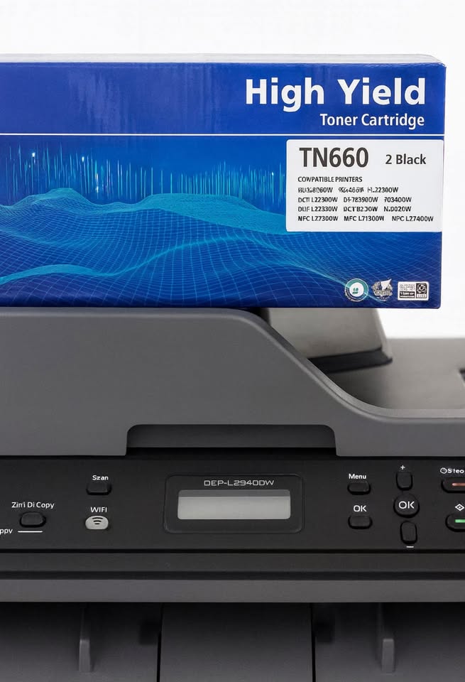 Brother DCP-L2540DW Laser Printer + 2 High-Yield Toners - photo 2