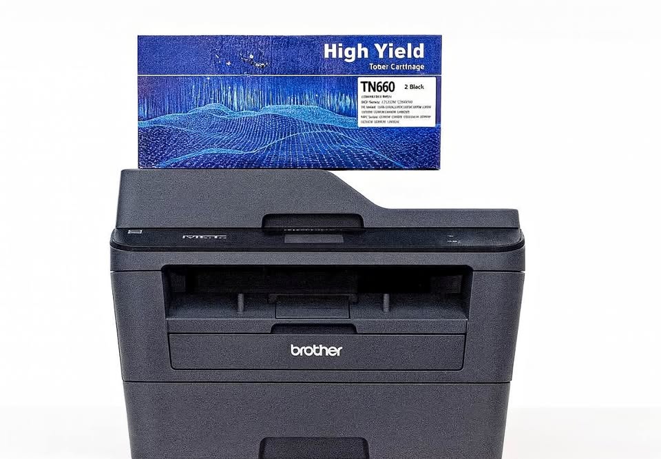 Brother MFC-L2720DW Laser Printer + 2 Extra Toners