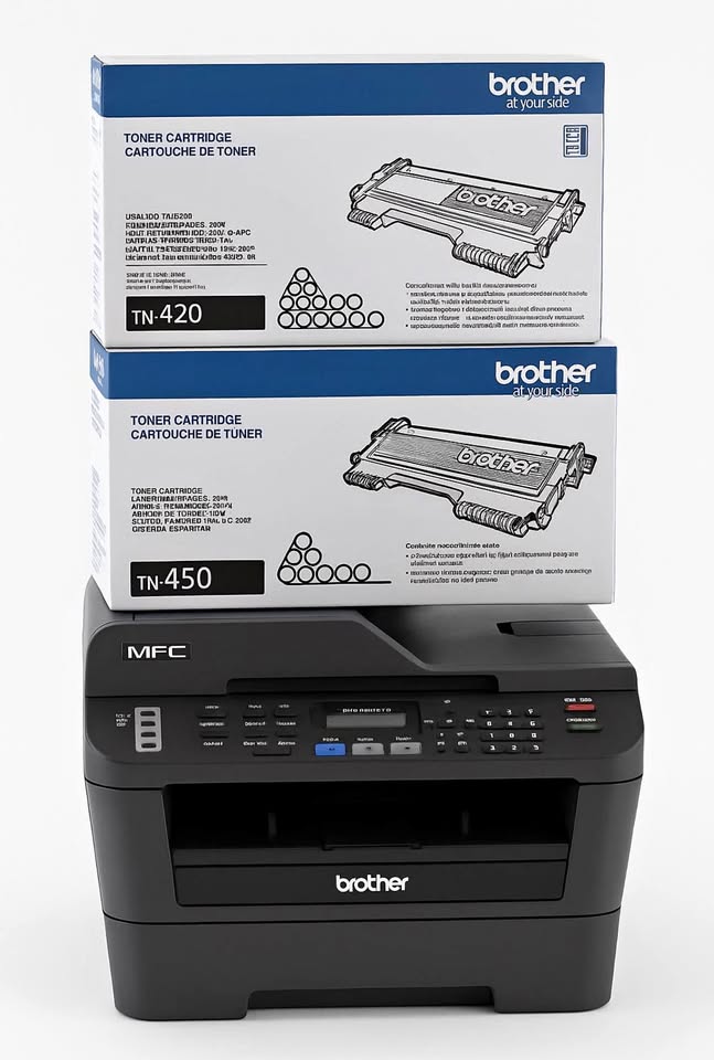 Brother MFC-7860DW Wireless Laser Printer + Extra Toners