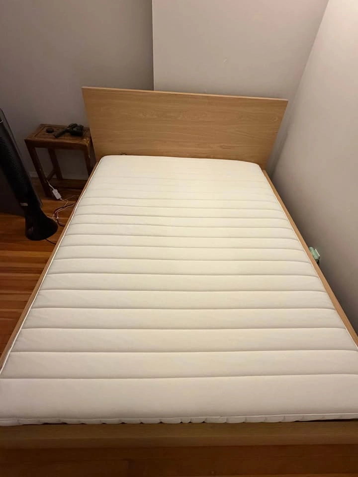 IKEA MALM Bed Frame and Mattress - photo 2