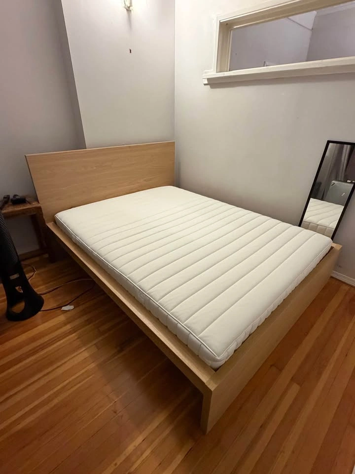 IKEA MALM Bed Frame and Mattress - photo 3