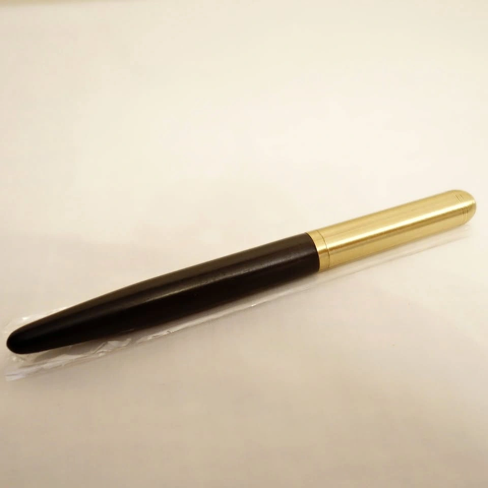 Premium Machined Brass & Turned Wood Fountain Pen