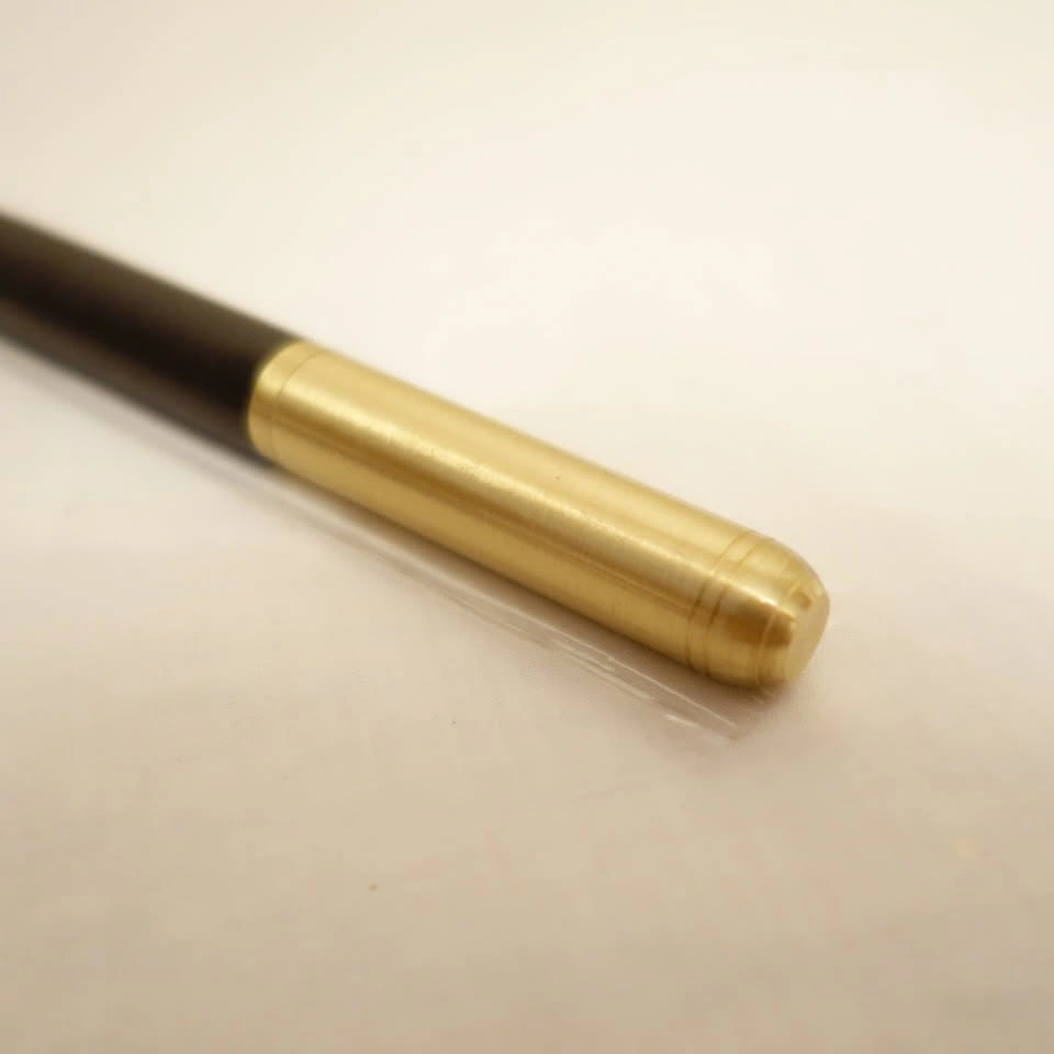 Premium Machined Brass & Turned Wood Fountain Pen - photo 2