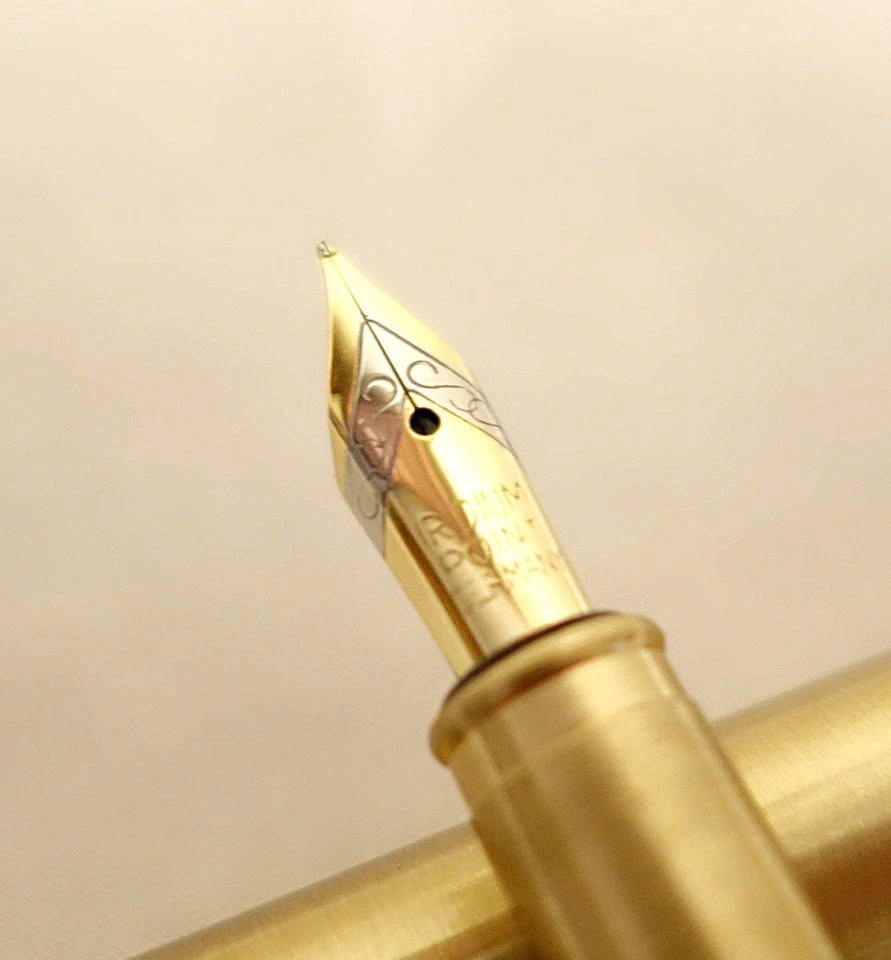 Premium Machined Brass & Turned Wood Fountain Pen - photo 4