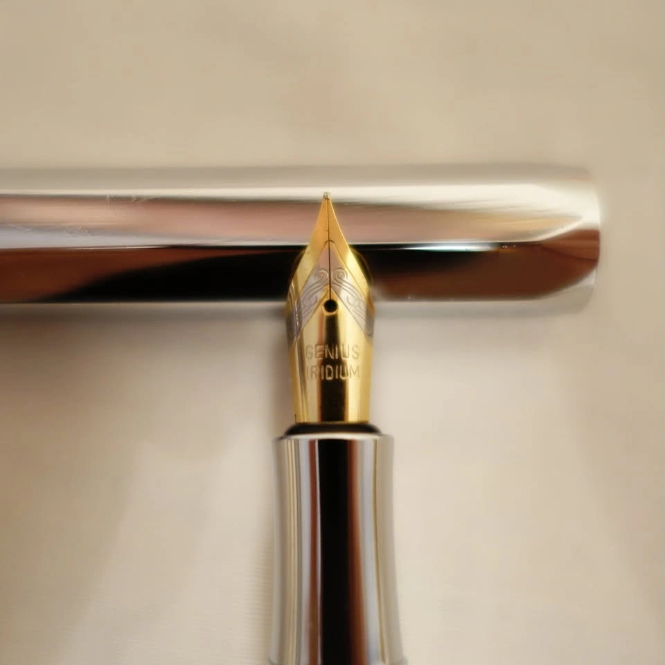 Genius Brand Chrome-plated Metal Pocket Fountain Pen - photo 3