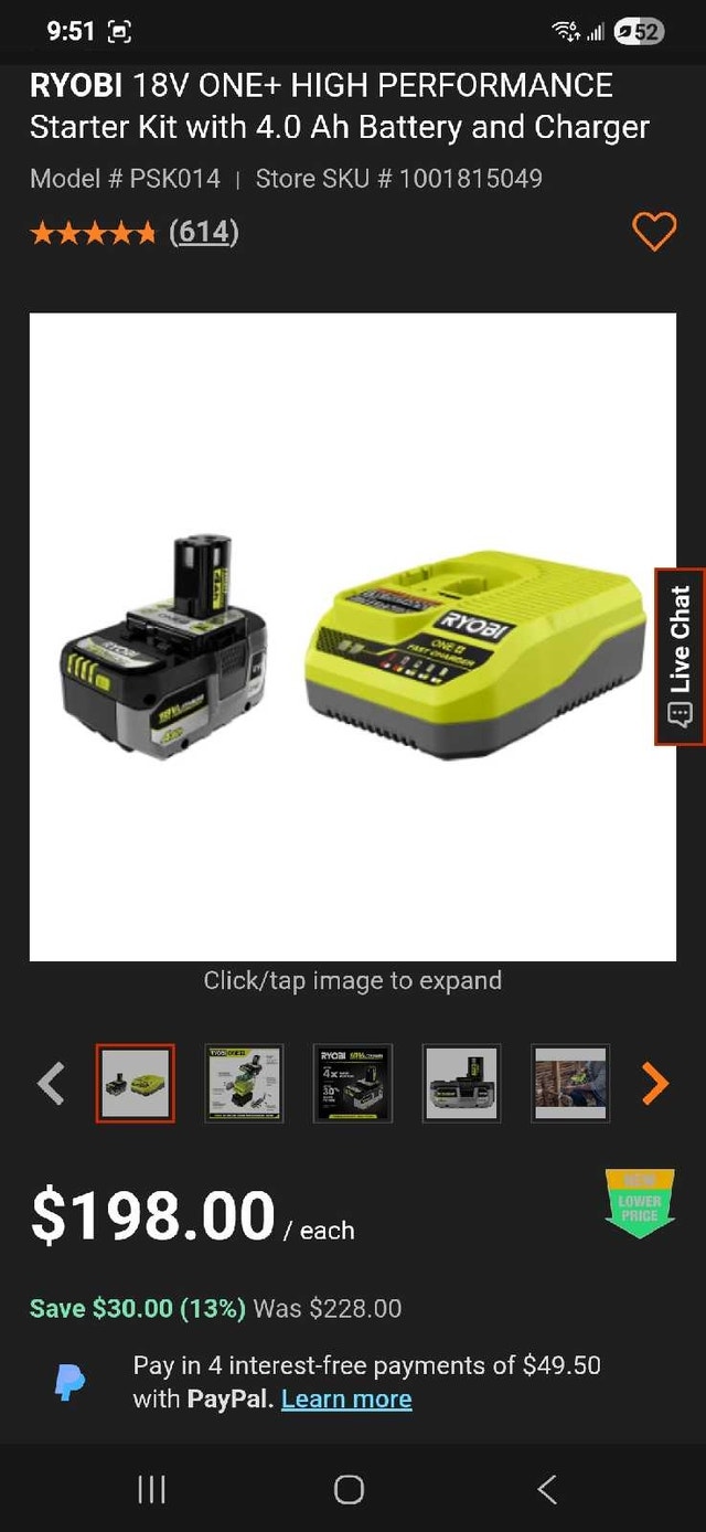 Ryobi 18V ONE+ High Performance Starter Kit - photo 4