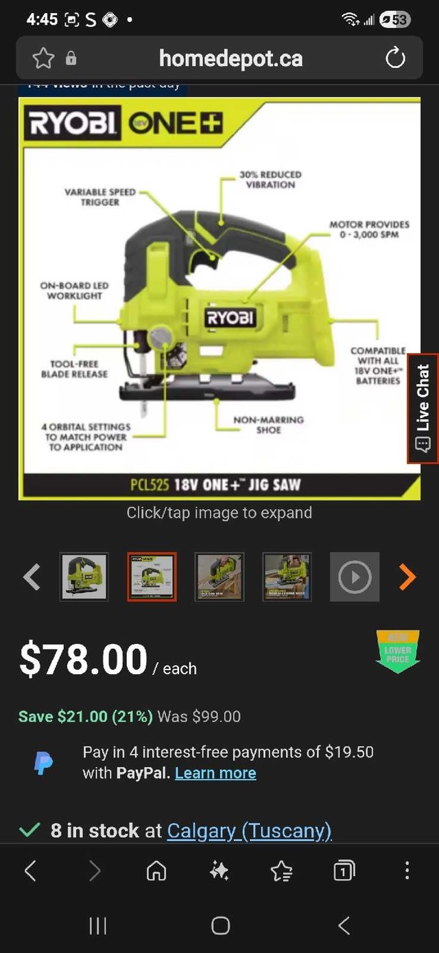 Ryobi Jigsaw