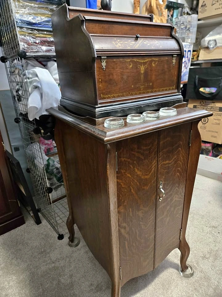 Rare Antique Mechanical Orguinette Co. Celestina Organette