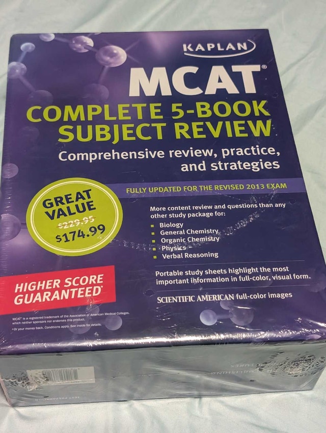 Kaplan MCAT Complete 5-Book Subject Review
