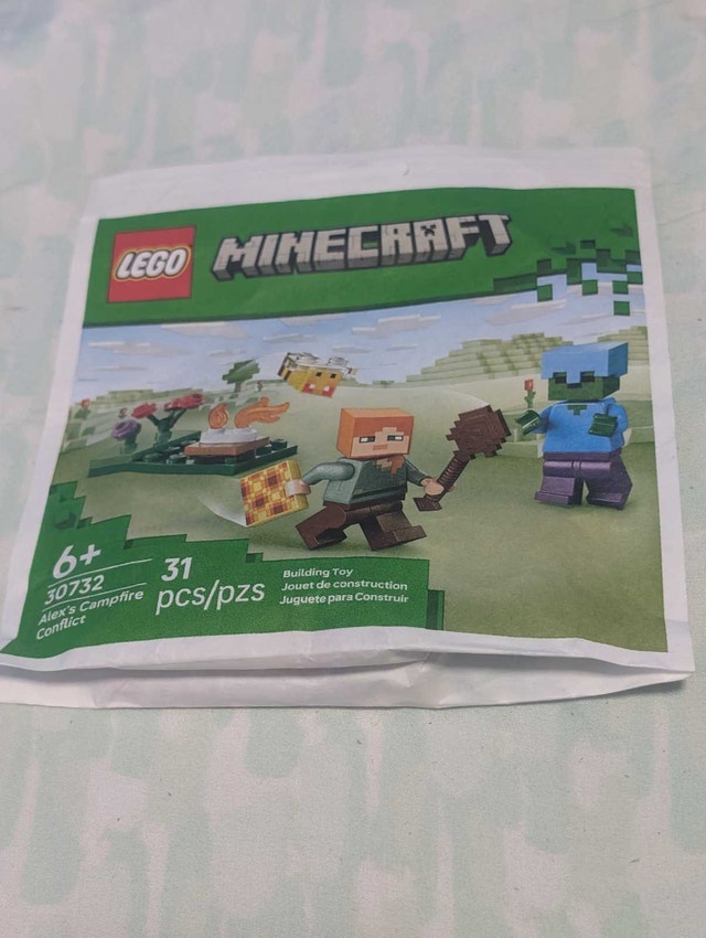LEGO Minecraft Alex's Campfire Conflict 30732