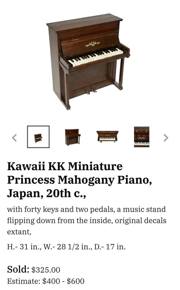 Rare vintage Kawai Princess piano