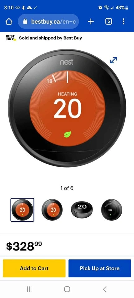 BRAND NEW Nest thermostat. SEALED!!!