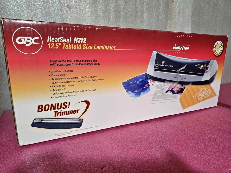 BRAND NEW GBC heatseal H312 laminator