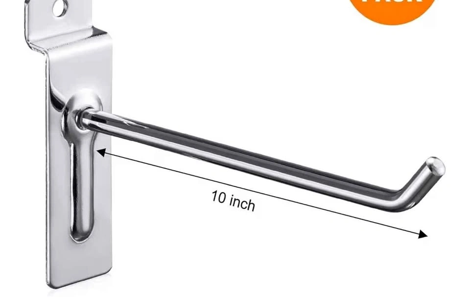 Slat wall brackets & glass shelf