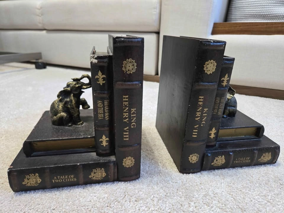 Beautiful elephants book holder - photo 2